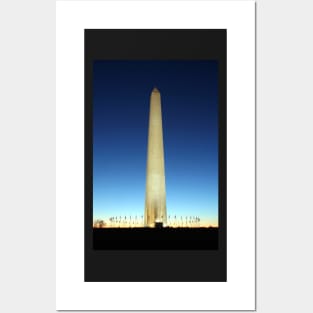 Washington Monument at Dusk - Washington D.C. Posters and Art